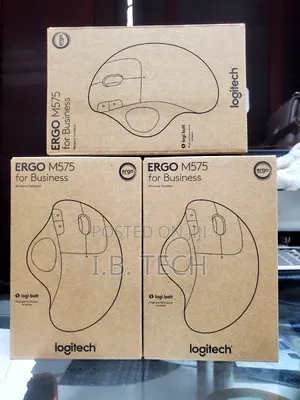 Logitech Ergo M575 Wireless Trackball Mouse (Farin Launi)