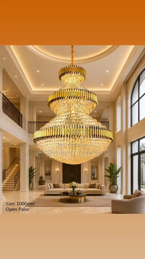 Original Crystal Chandelier Light 1200mm for High Parlor - 1