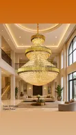 Original Crystal Chandelier Light 1200mm for High Parlor - 1