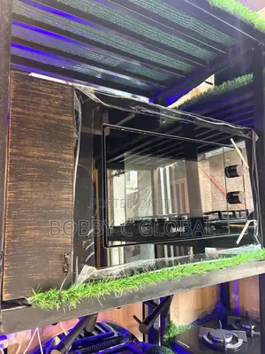 Built-in Electric Oven with LED Electric Fireplace