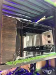 Built-in Electric Oven with LED Electric Fireplace - 2