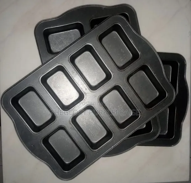 8 Cavity Mini Loaf Pan (Set of 6) - 1