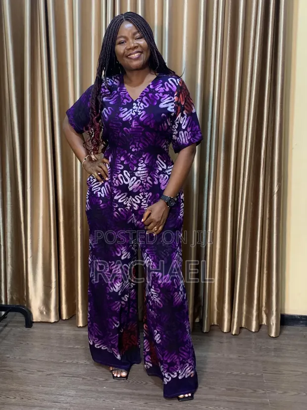 Adire Crepe Jumpsuit - Shirin Amfani - 1