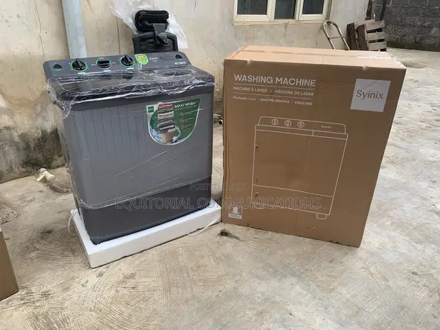 Syinix E8WTMN 8.5KG Twin Tub Washing Machine - 1