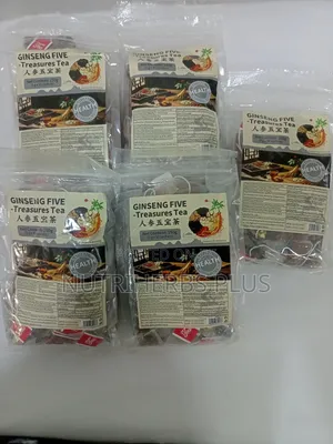 Ginseng Five Treasure Tea don hana tafiya ban daki da daddare