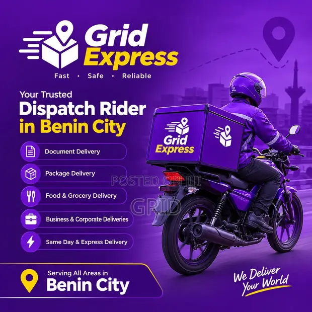 Grid Express Rider Sabis na Aikawa a Benin City - 1
