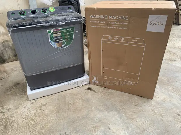 Syinix E8WTMN 8.5KG Twin Tub Washing Machine - 1
