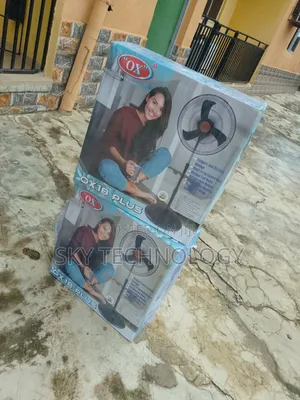 OX 18" Plus Standing Fan - Powerful Airflow