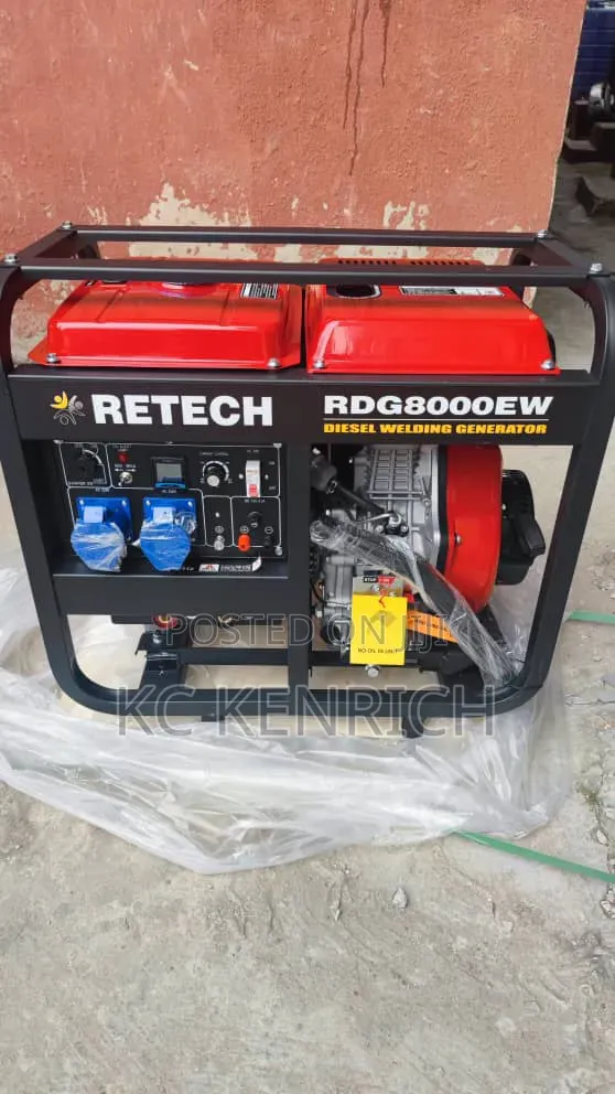 RETECH RDG8000EW 6KVA Diesel Welding Generator - 1