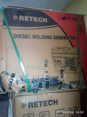 RETECH RDG8000EW 6KVA Diesel Welding Generator