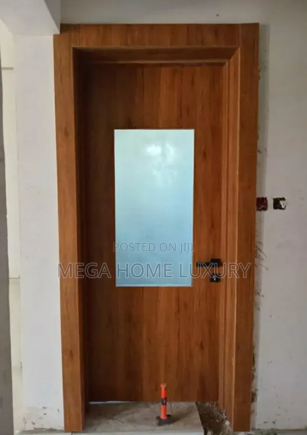 Security Wooden/Glass Room Door - Brand New - 1