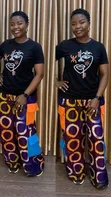 Colorful Adire Cargo Pants - 2