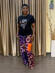 Colorful Adire Cargo Pants - 4
