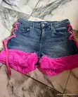 Sallalliyar Bumshort Jeans Na Thrift Launin Yellow - 1