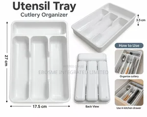 Japanese 4-Compartment Cutlery Organizer Tray - Fari