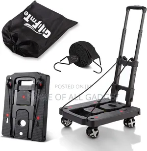 Folding Hand Truck with 4 Swivel Wheels