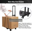 Folding Hand Truck with 4 Swivel Wheels - 2