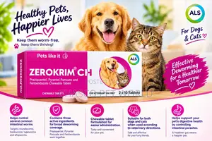 ZEROKRIM CH Maganin Zafin Ciki Mai Narkewa ga Kare da Kyanwa
