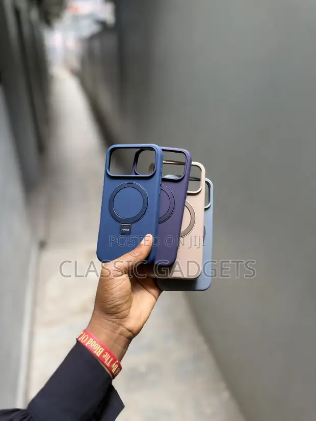 Liquid Silicone Case with Magnetic Stand for iPhone 14 Pro Max - 1