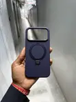 Liquid Silicone Case with Magnetic Stand for iPhone 14 Pro Max - 3