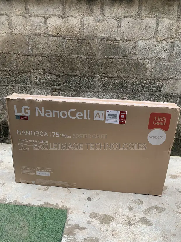 Brand New LG 75" NANO80A NanoCell AI TV - 1