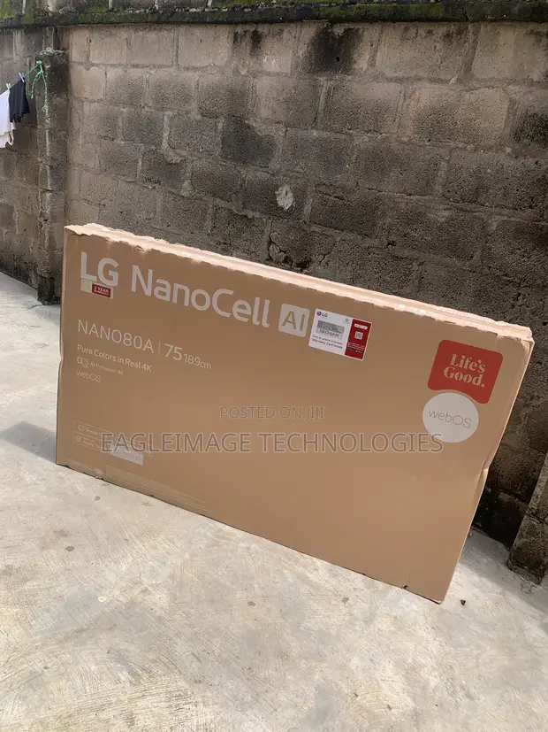 Brand New LG 75" NanoCell AI TV NANO80A - 1