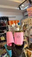 At Home Pink Toothbrush Holder - 1