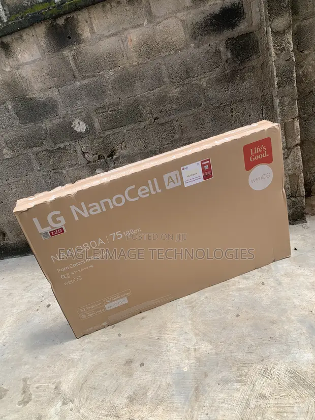 Brand New LG 75" NanoCell AI TV NANO80A - 1
