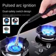 Rechargeable Pulse Ignition Electronic Gas Lighter - 2
