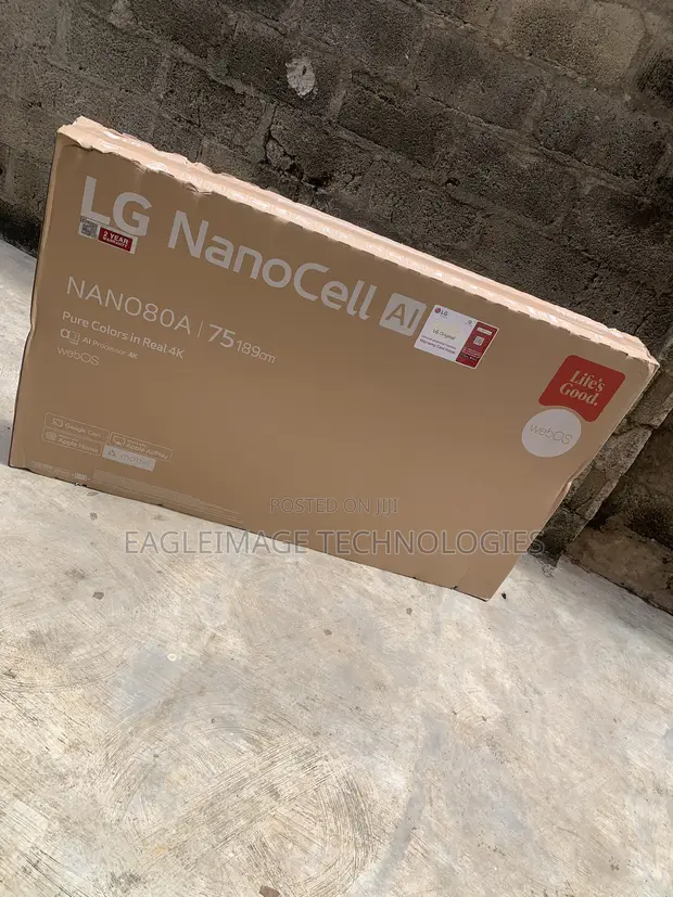Brand New LG 75" NanoCell AI TV NANO80A - 1