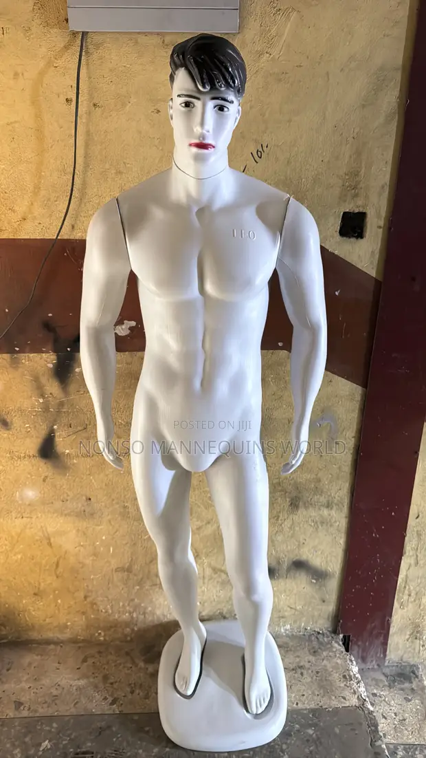 High Quality Male White Mannequin with Face - 1