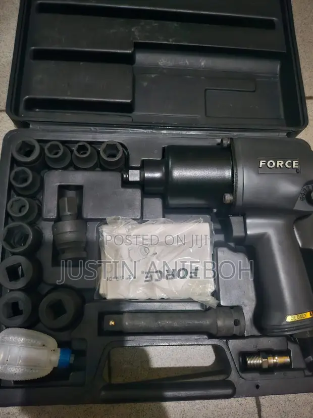 Force F-4142B 1/2-Inch Air Impact Wrench Set - 1
