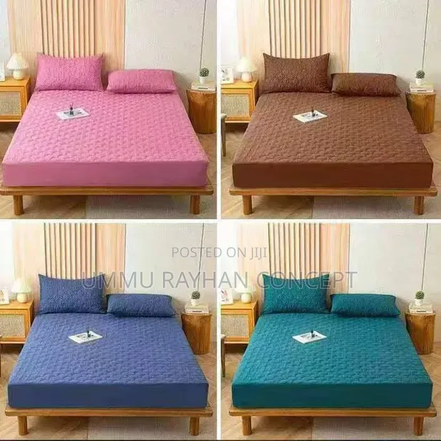 Waterproof Bedsheets with 2 Pillow Cases - Brand New - 1