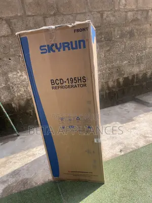 Skyrun Double Door Refrigerator 195L
