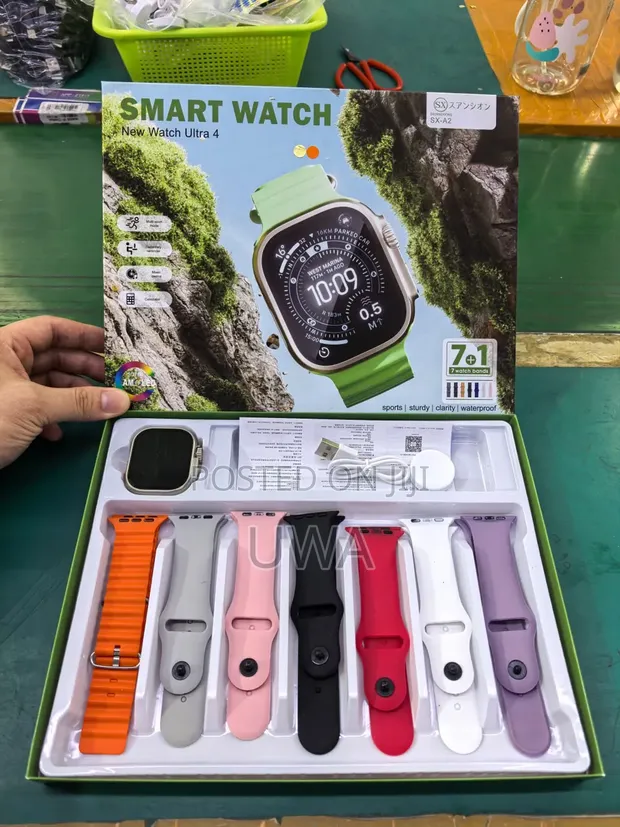New Watch Ultra 4 Smartwatch (7-in-1 Set) - 1