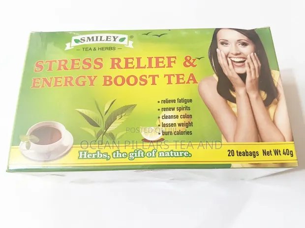 Smiley Stress Relief Energy Boost Herbal Tea - 1