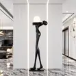Hotel Luxury Humonoid Sculpture Designer Statue Lamp - 3