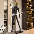 Hotel Luxury Humonoid Sculpture Designer Statue Lamp - 4
