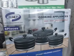 High Quality 6pcs SMP Cooking Pot Set (32, 34, 36cm)