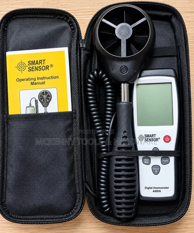 Smart Sensor AS836 Digital Anemometer - Gizon Gudun Iska & Zafin Jiki - 1