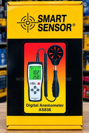 Smart Sensor AS836 Digital Anemometer - Wind Speed & Temperature Meter
