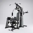 3-Station Gym Machine tare da Leg Press - 1