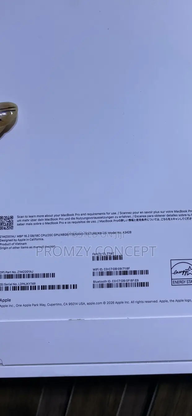 Apple MacBook Pro 16" M5 Pro 48GB RAM 1TB SSD - 1