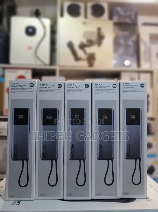 Xiaomi 165W Power Bank 10000mAh (Integrated Cable) Silver - 1