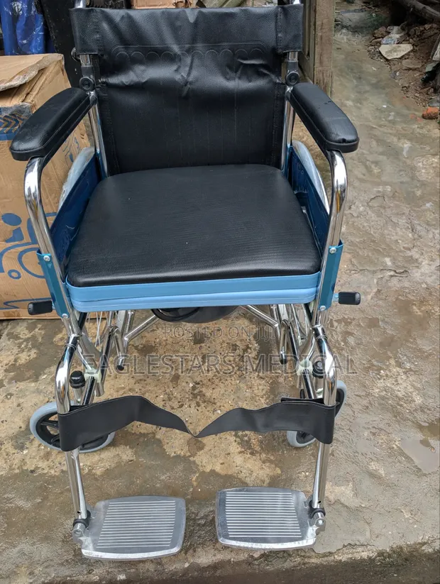 Commode Wheelchair - Brand New - 1