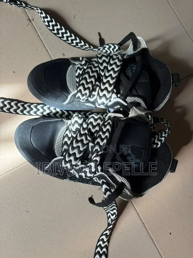 Lanvin Chunky Skater Sneakers Black/White (Size 42) - 1