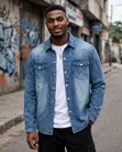Jaket Denim Namiji Mai Kyau - Louis Vuitton Inspired - 2