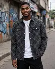 Jaket Denim Namiji Mai Kyau - Louis Vuitton Inspired - 3