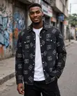 Jaket Denim Namiji Mai Kyau - Louis Vuitton Inspired - 5