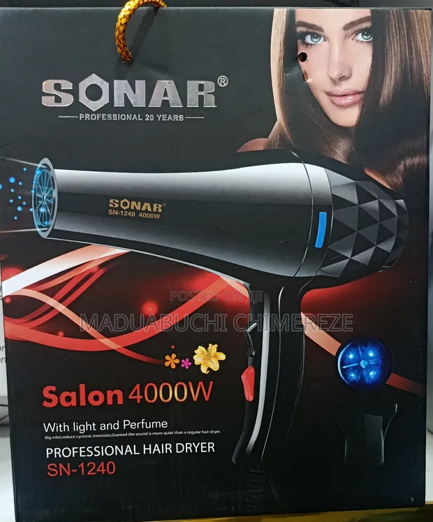 SONAR SN-1240 Professional 4000W Salon Hair Dryer - 1